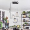 Ripoll Suspension, Boule lumineuse, Suspension grappe Clair, 3 lumières