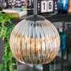 Koyoto Suspension, Boule lumineuse, Suspension grappe Ambre, 4 lumières