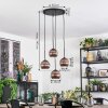 Koyoto Suspension, Boule lumineuse, Suspension grappe Cuivré, 4 lumières