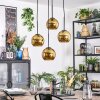 Koyoto Suspension, Boule lumineuse, Suspension grappe Or, 4 lumières