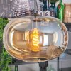 Apedo Suspension, Boule lumineuse, Suspension grappe Ambre, 3 lumières