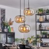 Apedo Suspension, Boule lumineuse, Suspension grappe Ambre, 3 lumières
