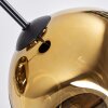 Ripoll Suspension, Boule lumineuse, Suspension grappe Or, Clair, 3 lumières