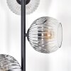 Ripoll Lampadaire Clair, Fumé, 3 lumières