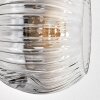 Ripoll Lampadaire Clair, Fumé, 3 lumières