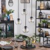 Koyoto Suspension, Boule lumineuse, Suspension grappe Clair, 4 lumières