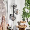 Gastor Boule lumineuse, Applique murale Clair, Fumé, 3 lumières