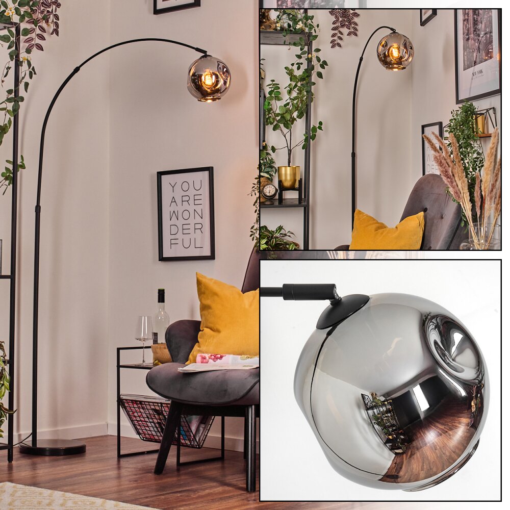 Ripoll Lampadaire Noir, 1 lumière main product photo