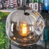 Ripoll Suspension, Boule lumineuse, Suspension grappe Fumé, 4 lumières