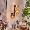 Gastor Boule lumineuse, Applique murale Ambre, Clair, 3 lumières