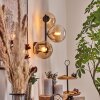 Gastor Boule lumineuse, Applique murale Ambre, Clair, 3 lumières