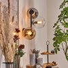 Gastor Boule lumineuse, Applique murale Ambre, Clair, Fumé, 3 lumières