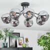 Ripoll Plafonnier, Boule lumineuse Chrome, Fumé, 7 lumières Ripoll Plafonnier, Boule lumineuse Chrome, Fumé, 7 lumières