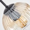 Ripoll Suspension, Boule lumineuse, Suspension grappe Ambre, Clair, 3 lumières