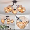 Ripoll Plafonnier, Boule lumineuse Ambre, 5 lumières