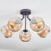 Ripoll Plafonnier, Boule lumineuse Ambre, 5 lumières