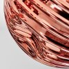 Ripoll Plafonnier, Boule lumineuse Cuivré, 5 lumières