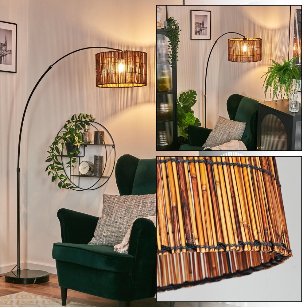 Cando Lampadaire Chrome, Noir, 1 lumière main product photo