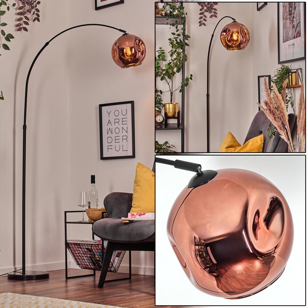 Ripoll Lampadaire Noir, 1 lumière main product photo