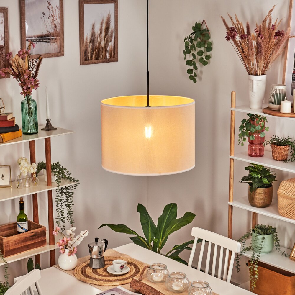 Bassagoda Suspension, Suspension beige, Blanc, 1 lumière main product photo