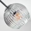 Ripoll Plafonnier, Boule lumineuse Clair, Fumé, 5 lumières