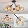 Ripoll Plafonnier, Boule lumineuse Ambre, Clair, 5 lumières
