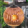 Ripoll Suspension, Boule lumineuse, Suspension grappe Clair, Cuivré, 3 lumières