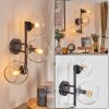 Koyoto Boule lumineuse, Applique murale Clair, 3 lumières