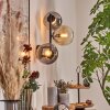 Gastor Boule lumineuse, Applique murale Ambre, Clair, Fumé, 3 lumières