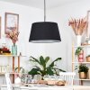 Bassagoda Suspension, Suspension Noir, Blanc, 1 lumière