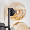 Koyoto Boule lumineuse, Applique murale Ambre, 3 lumières