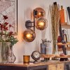Koyoto Boule lumineuse, Applique murale Clair, Cuivré, 3 lumières