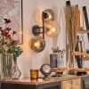Koyoto Boule lumineuse, Applique murale Ambre, Clair, Fumé, 3 lumières