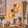 Koyoto Boule lumineuse, Applique murale Ambre, 3 lumières