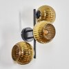 Koyoto Boule lumineuse, Applique murale Or, 3 lumières