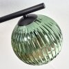 Koyoto Plafonnier, Boule lumineuse Bleu, Or, Vert, 5 lumières