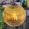 Koyoto Suspension, Boule lumineuse, Suspension grappe 30 cm Or, Clair, 3 lumières