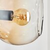 Koyoto Boule lumineuse, Applique murale Ambre, Clair, Fumé, 3 lumières