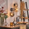 Koyoto Boule lumineuse, Applique murale Ambre, Clair, Fumé, 3 lumières