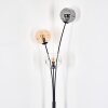 Ripoll Boule lumineuse, Lampadaire Ambre, Clair, Fumé, 3 lumières