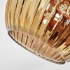 Ripoll Plafonnier, Boule lumineuse Chrome, Or, Cuivré, Fumé, 5 lumières
