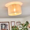 Bassagoda Plafonnier beige, Blanc, 1 lumière