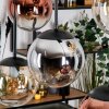 Gastor Suspension, Boule lumineuse, Suspension Ambre, Chrome, Clair, Cuivré, Fumé, 6 lumières