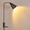 Lampadaire Terwispel Anthracite, Gris, Noir, 1 lumière