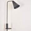 Lampadaire Terwispel Anthracite, Gris, Noir, 1 lumière