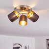 Plafonnier Alsen Nickel mat, 3 lumières