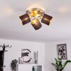 Plafonnier Alsen Nickel mat, 3 lumières