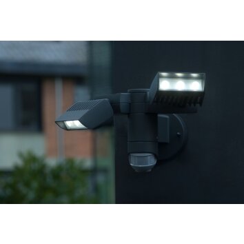 Applique extérieure LUTEC CORN LED Anthracite, 6 lumières