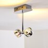Plafonnier Florenz LED Chrome, 2 lumières