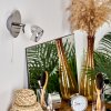 Applique murale Morges LED Chrome, 1 lumière